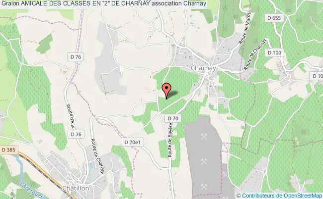 plan association Amicale Des Classes En "2" De Charnay Charnay