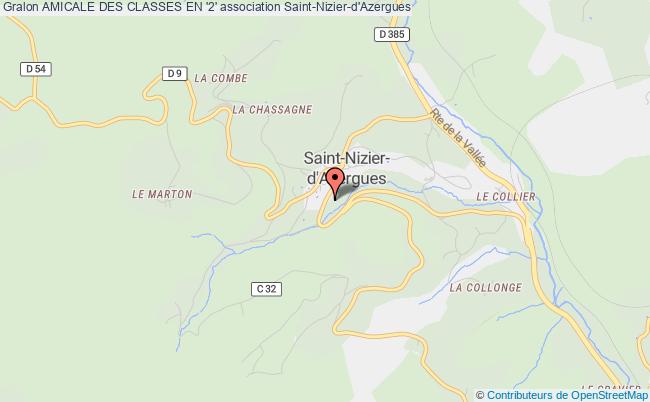 plan association Amicale Des Classes En '2' Saint-Nizier-d'Azergues