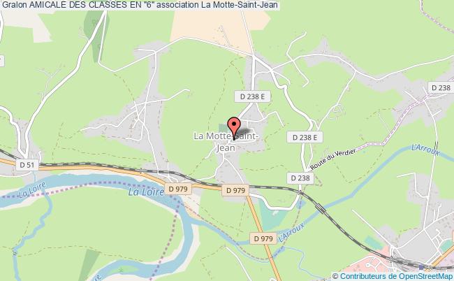 plan association Amicale Des Classes En "6" La    Motte-Saint-Jean