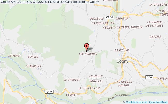 plan association Amicale Des Classes En 0 De Cogny Cogny