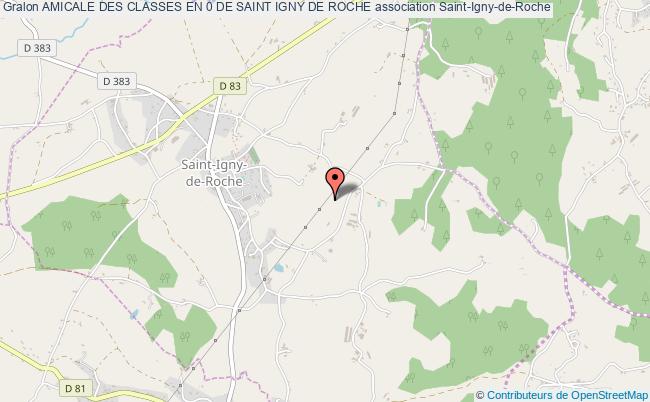 plan association Amicale Des Classes En 0 De Saint Igny De Roche Saint-Igny-de-Roche