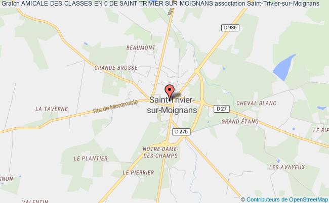 plan association Amicale Des Classes En 0 De Saint Trivier Sur Moignans Saint-Trivier-sur-Moignans