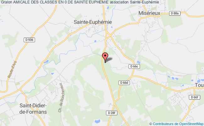 plan association Amicale Des Classes En 0 De Sainte Euphemie Sainte-Euphémie