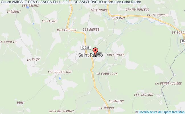 plan association Amicale Des Classes En 1, 2 Et 3 De Saint-racho Saint-Racho