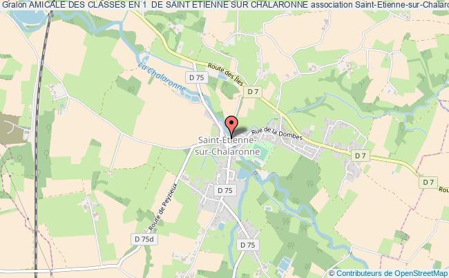 plan association Amicale Des Classes En 1  De Saint Etienne Sur Chalaronne Saint-Étienne-sur-Chalaronne