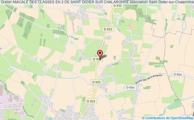 plan association Amicale Des Classes En 2 De Saint Didier Sur Chalaronne Saint-Didier-sur-Chalaronne