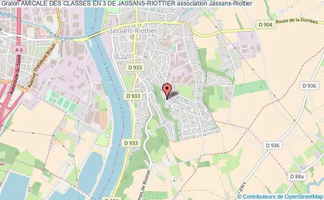 plan association Amicale Des Classes En 3 De Jassans-riottier Jassans-Riottier