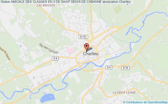 plan association Amicale Des Classes En 3 De Saint Denis De Cabanne Charlieu