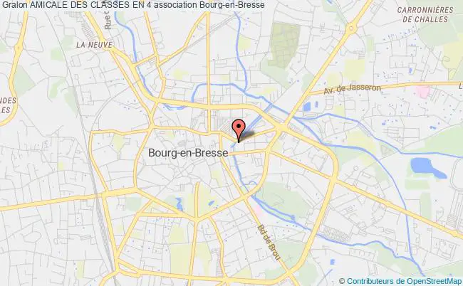 plan association Amicale Des Classes En 4 Bourg-en-Bresse