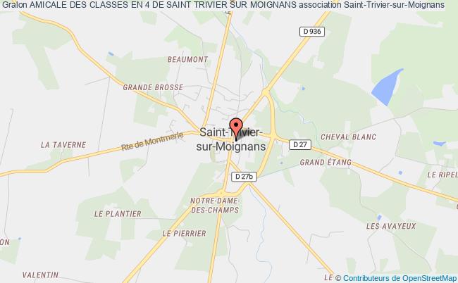 plan association Amicale Des Classes En 4 De Saint Trivier Sur Moignans Saint-Trivier-sur-Moignans
