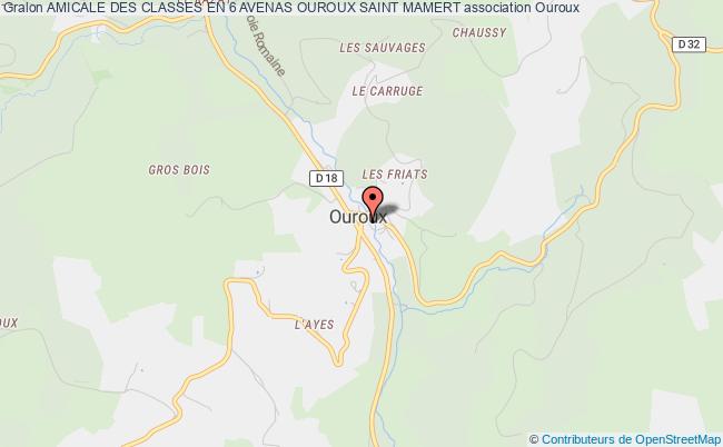 plan association Amicale Des Classes En 6 Avenas Ouroux Saint Mamert Ouroux