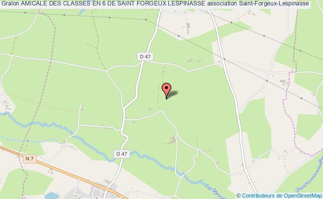 plan association Amicale Des Classes En 6 De Saint Forgeux Lespinasse Saint-Forgeux-Lespinasse