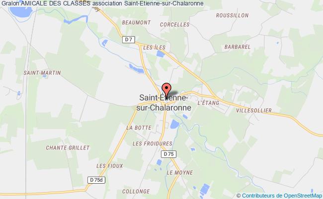 plan association Amicale Des Classes Saint-Étienne-sur-Chalaronne