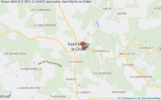 plan association Amicale Des Classes Saint-Martin-le-Châtel