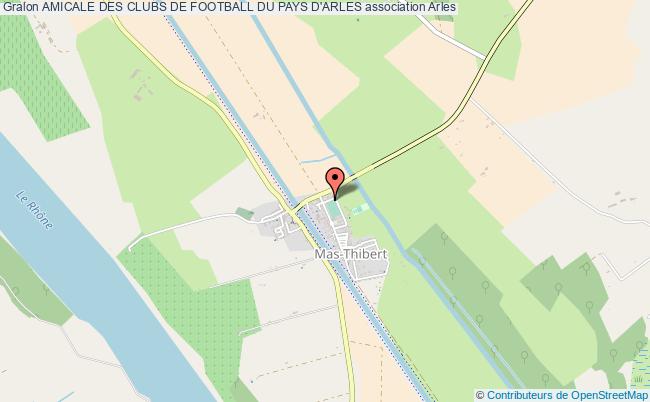 plan association Amicale Des Clubs De Football Du Pays D'arles Arles