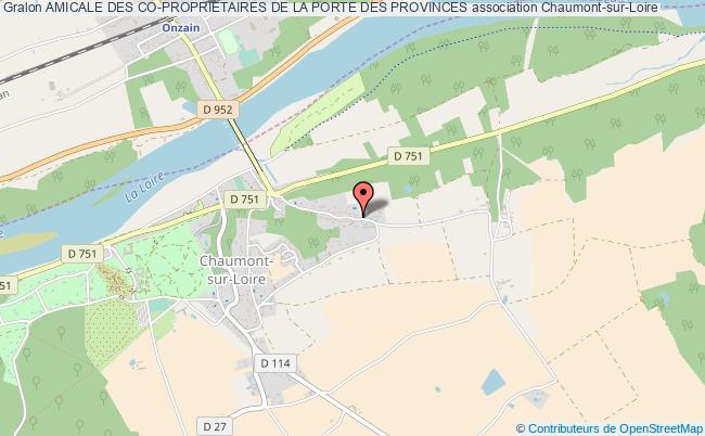 plan association Amicale Des Co-proprietaires De La Porte Des Provinces Chaumont-sur-Loire