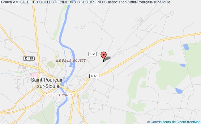 plan association Amicale Des Collectionneurs St-pourcinois Saint-Pourçain-sur-Sioule