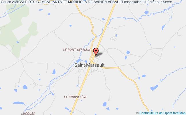 plan association Amicale Des Combattants Et Mobilises De Saint-marsault La    Forêt-sur-Sèvre