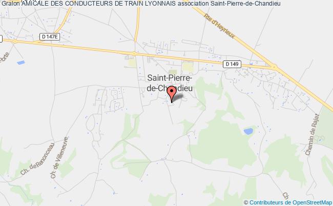 plan association Amicale Des Conducteurs De Train Lyonnais Saint-Pierre-de-Chandieu