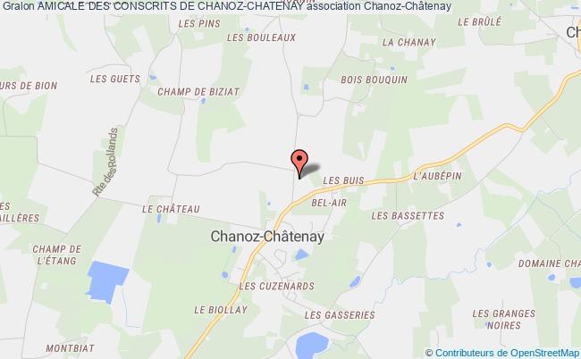 plan association Amicale Des Conscrits De Chanoz-chatenay Chanoz-Châtenay