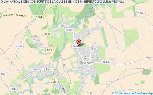 AMICALE DES CONSCRITS DE LA CLASSE EN 4 DE MISERIEUX