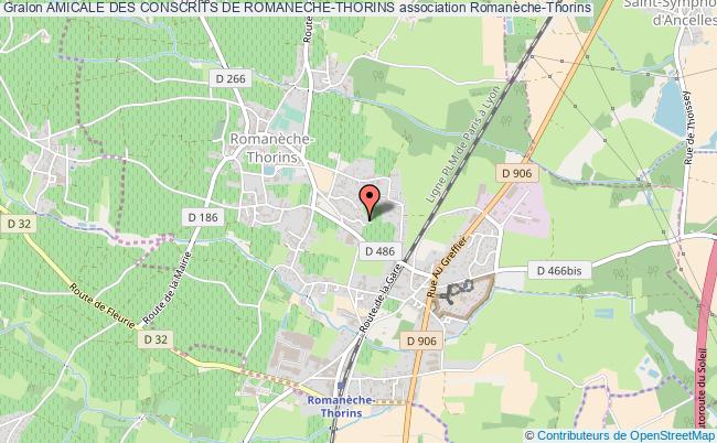 plan association Amicale Des Conscrits De Romaneche-thorins Romanèche-Thorins