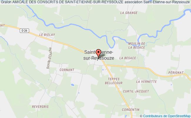 plan association Amicale Des Conscrits De Saint-etienne-sur-reyssouze Saint-Étienne-sur-Reyssouze