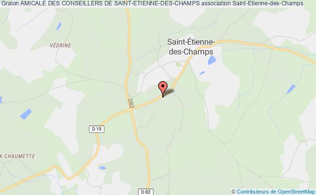 plan association Amicale Des Conseillers De Saint-etienne-des-champs Saint-Étienne-des-Champs