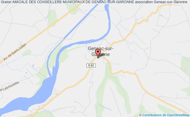plan association Amicale Des Conseillers Municipaux De Gensac-sur-garonne Gensac-sur-Garonne