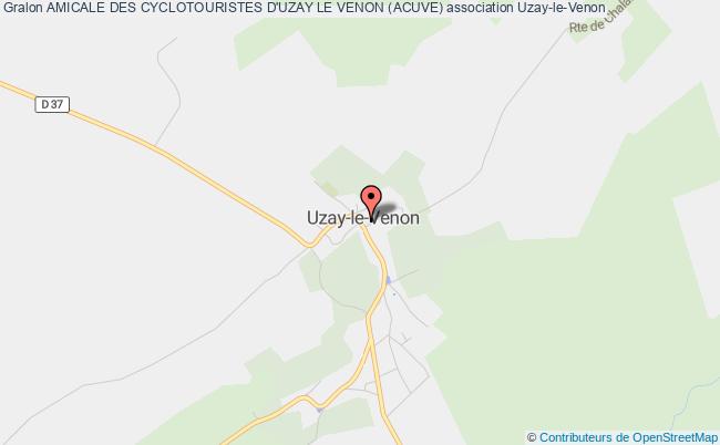 plan association Amicale Des Cyclotouristes D'uzay Le Venon (acuve) Uzay-le-Venon