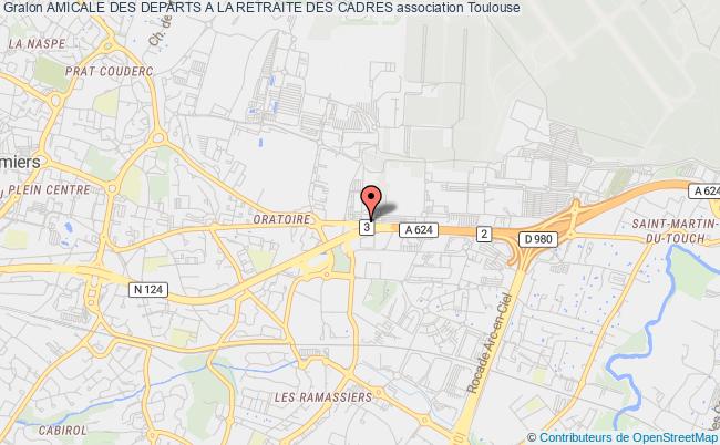 plan association Amicale Des Departs A La Retraite Des Cadres Toulouse