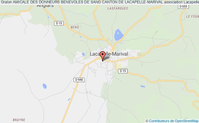 AMICALE DES DONNEURS BENEVOLES DE SANG CANTON DE LACAPELLE-MARIVAL