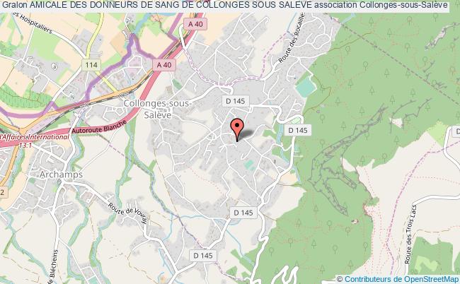 AMICALE DES DONNEURS DE SANG DE COLLONGES SOUS SALEVE