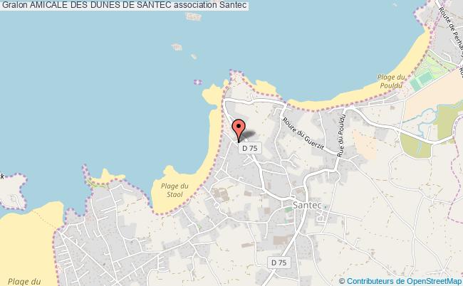 plan association Amicale Des Dunes De Santec Santec