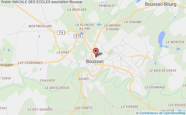 plan association Amicale Des Ecoles Boussac