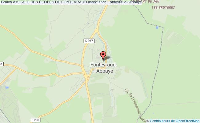 plan association Amicale Des Ecoles De Fontevraud Fontevraud-l'Abbaye