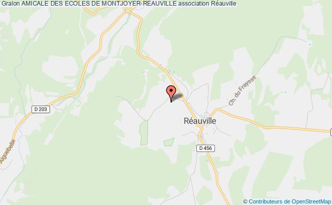 plan association Amicale Des Ecoles De Montjoyer-reauville Réauville