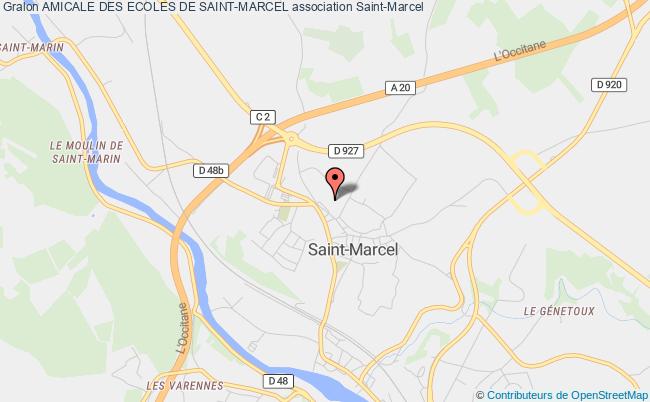 plan association Amicale Des Ecoles De Saint-marcel Saint-Marcel
