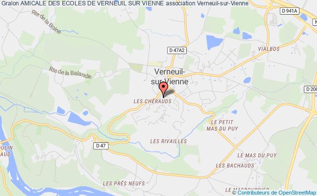 plan association Amicale Des Ecoles De Verneuil Sur Vienne Verneuil-sur-Vienne