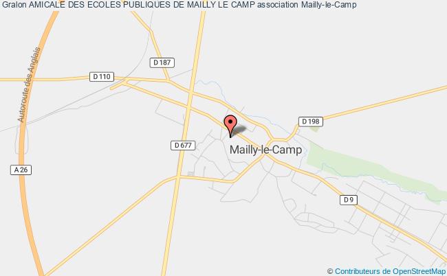 plan association Amicale Des Ecoles Publiques De Mailly Le Camp Mailly-le-Camp