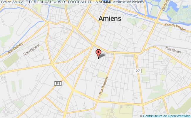 plan association Amicale Des Educateurs De Football De La Somme Amiens