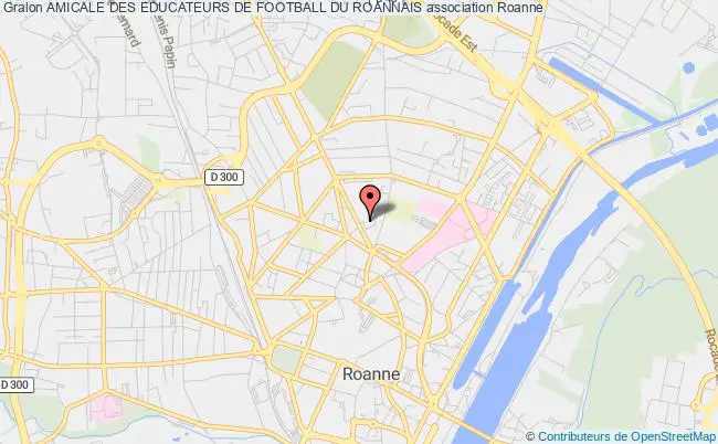 plan association Amicale Des Educateurs De Football Du Roannais Roanne