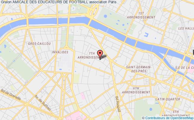 plan association Amicale Des Educateurs De Football Paris