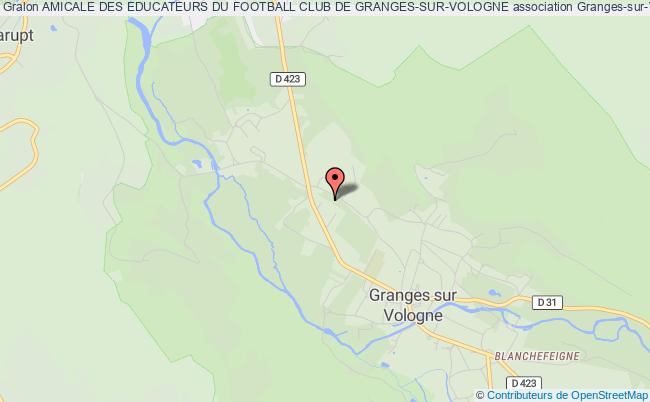 plan association Amicale Des Educateurs Du Football Club De Granges-sur-vologne Granges-sur-Vologne
