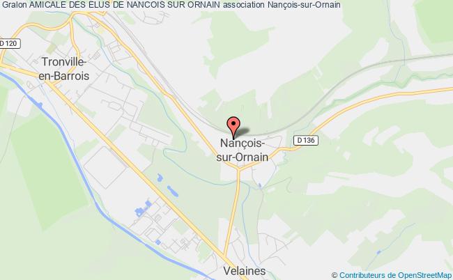 plan association Amicale Des Elus De Nancois Sur Ornain Nançois-sur-Ornain