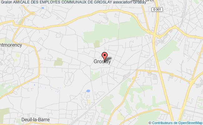 plan association Amicale Des Employes Communaux De Groslay Groslay