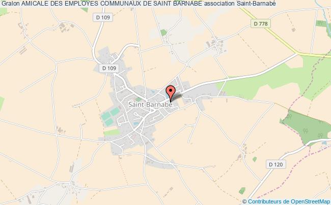 plan association Amicale Des Employes Communaux De Saint Barnabe Saint-Barnabé