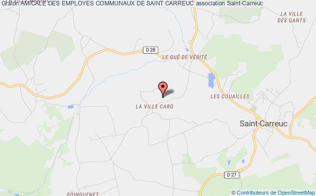 plan association Amicale Des Employes Communaux De Saint Carreuc Saint-Carreuc