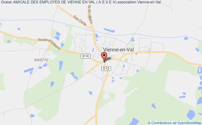 plan association Amicale Des EmployÉs De Vienne En Val ( A.e.v.e.v) Vienne-en-Val