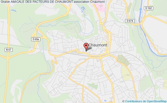 plan association Amicale Des Facteurs De Chaumont Chaumont
